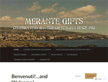 Tablet Screenshot of merante-gifts.com
